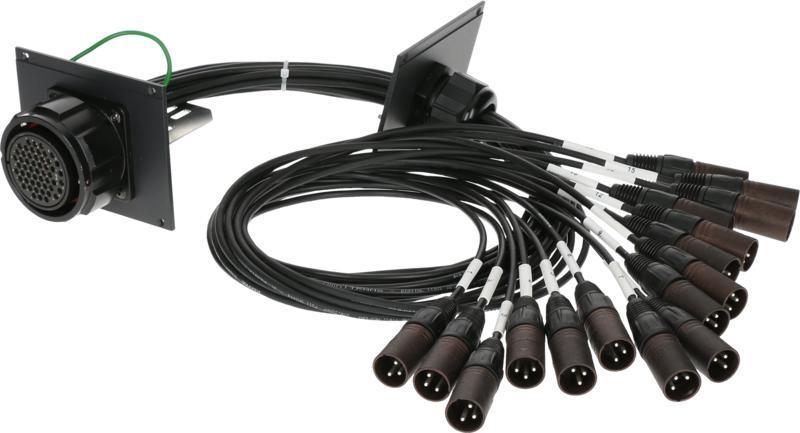 Klotz RMP patch modul 16 kanál, 21 HP, 16 x XLR 3p, 1,5m