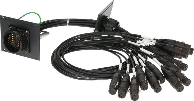 Klotz RMP patch modul 16 kanál, 21 HP, 16 x XLR 3p, 1,5m