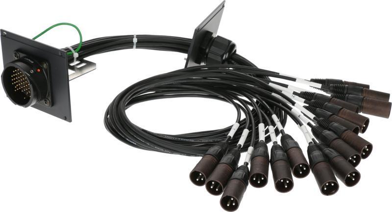 Klotz RMP patch modul 16 kanál, 21 HP, 16 x XLR 3p, 0,8m