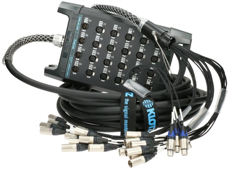 Klotz Stagebox s kabelem TrueLink Pro 20/4 XLR 3p, 15m