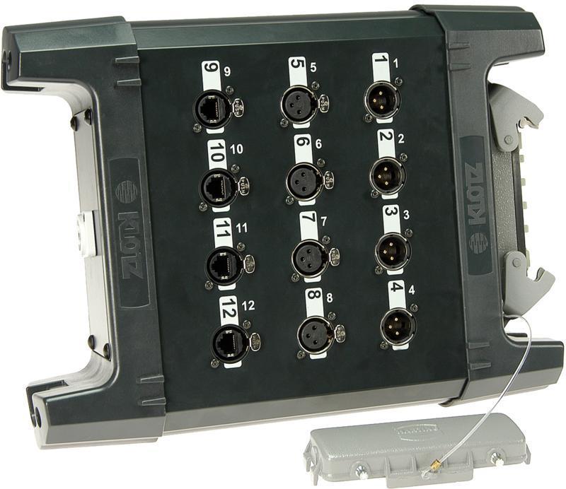 Klotz UMS TrueLink výstupní box 4 x etherCON, 4 x XLR 3p, powerCON výstup