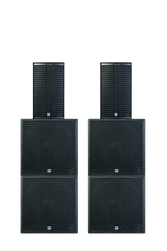 HK Audio Aktivní reproduktorový set 2x LINEAR 5 MK II 115 FA, 4x LINEAR 5 MK II 118 Sub A, s obaly