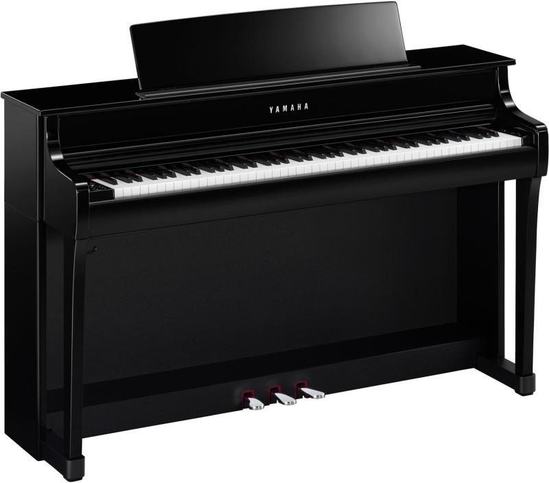 Yamaha CLP-845PE digitální piano, Clavinova, realistický zvuk, klavírní klávesy