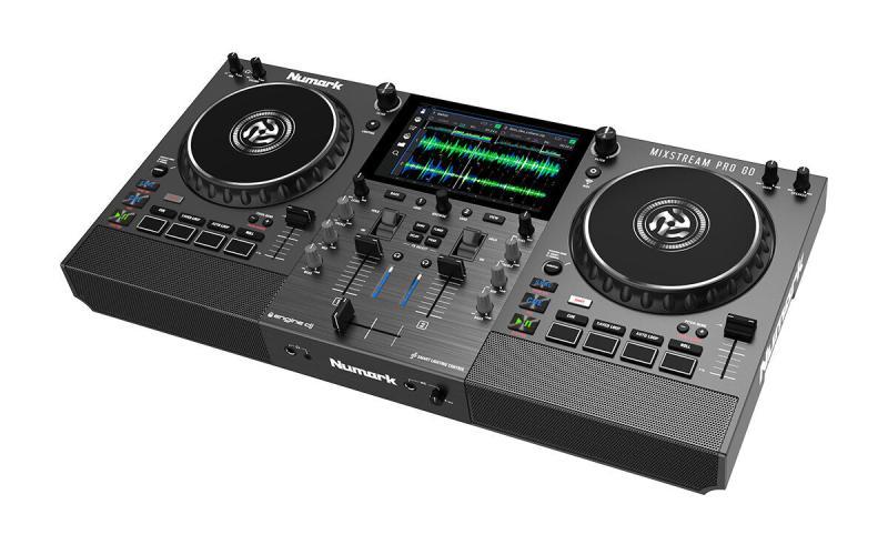 Numark DJ média přehrávač, 2 ch, 2x4 pady, 7
