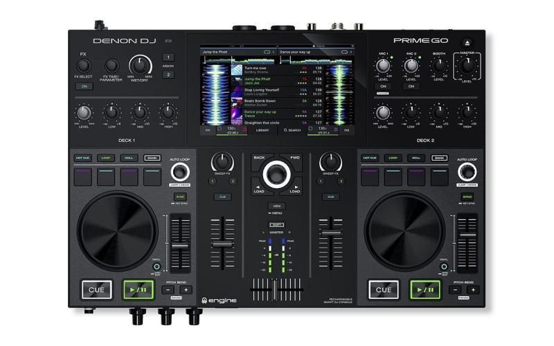 Denon DJ DJ software controller, USB, 2 kanály, Engine DJ, 7 dotykový displej, WiFi