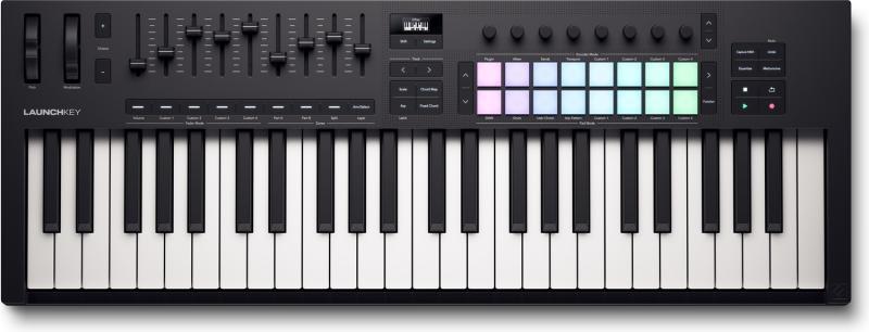 Novation Launchkey 49 [MK4] efektivní MIDI master klávesnice, 49 kláves, podpora pro DAW