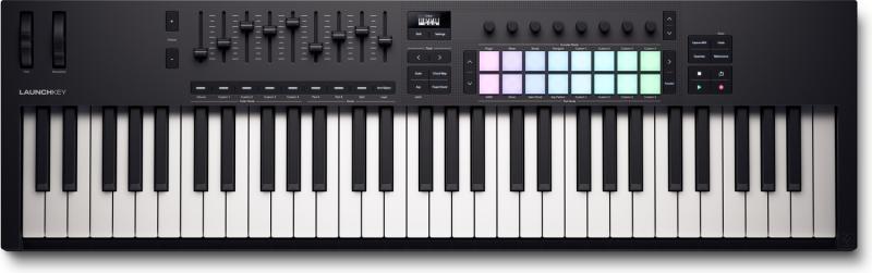 Novation Launchkey 61 [MK4] efektivní MIDI master klávesnice, 61 kláves, podpora pro DAW
