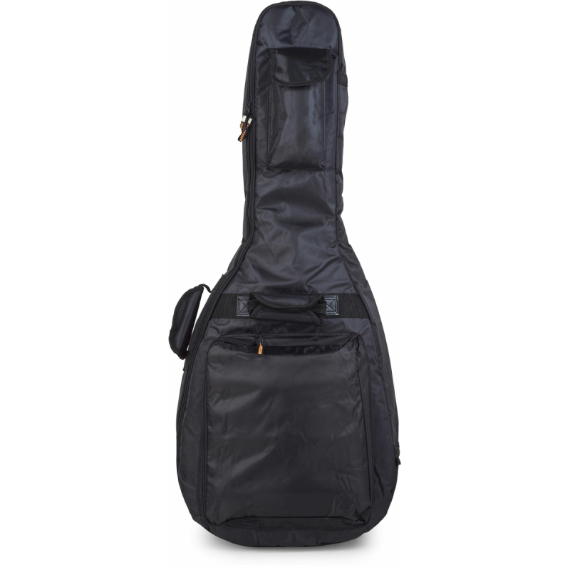 RockBag Akustická kytara, Vodaodolný RokTex®, Párněný, Černý