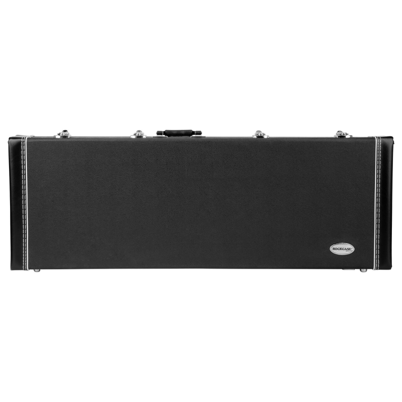 RockCase Elektrická kytara tvrdý kufr, černý Tolex, sametový vnitřek
