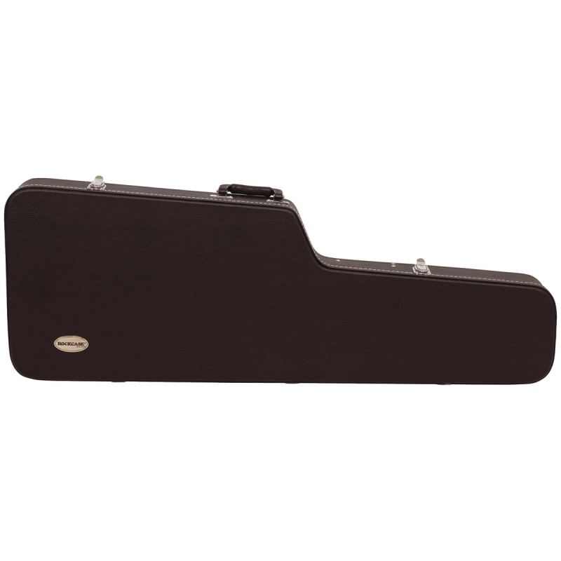 RockCase Elektrická kytara tvrdý obal, ST styl, černý, robustní ochrana