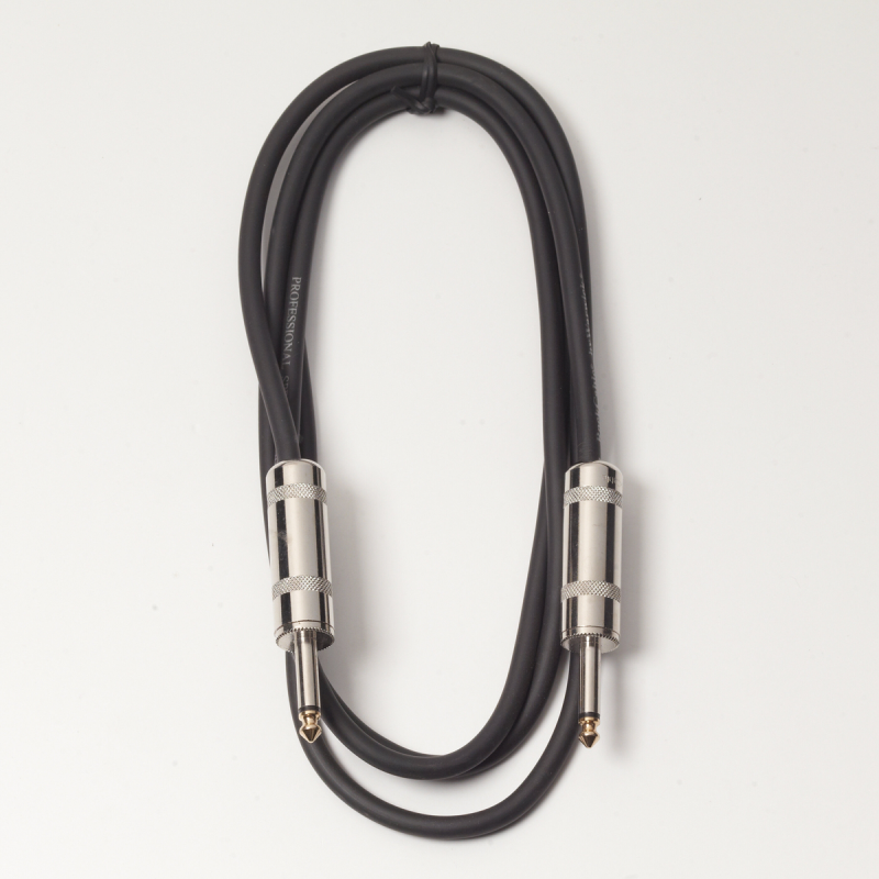 RockCable Reproduktorový kabel, TS 6.3 mm, 2m, pozlacené konektory