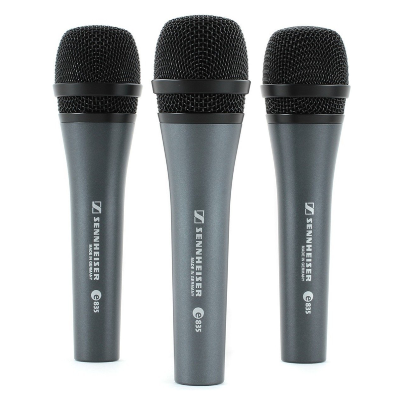 Sennheiser E835 3Pack dynamický zpěvový mikrofon
