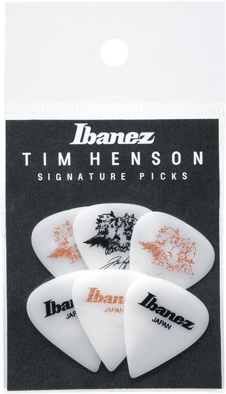 Ibanez pengetě Heavy, 6 kusů, 3x růžová a 3x černá s logem W6RST
