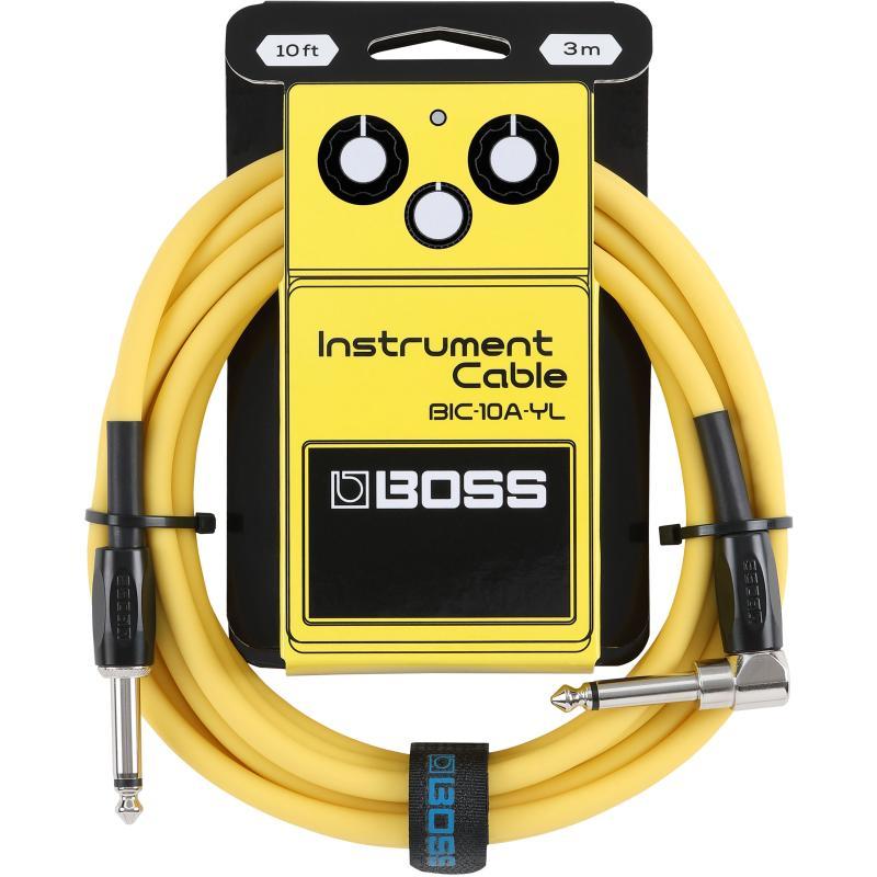 BOSS kabel, 3m jack-jack, žlutý