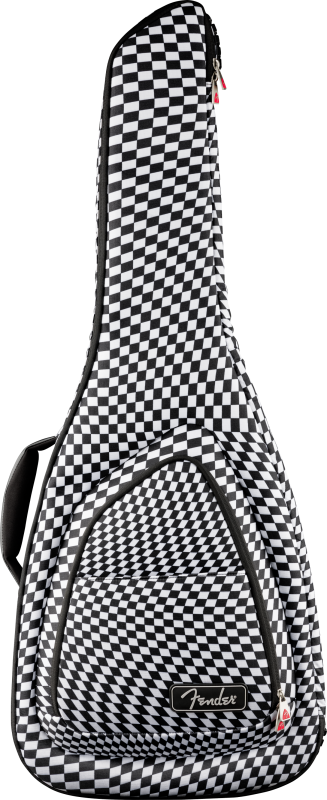 Fender Gig Bag pro elektrickou kytaru, vlnitý šachovnicový vzor