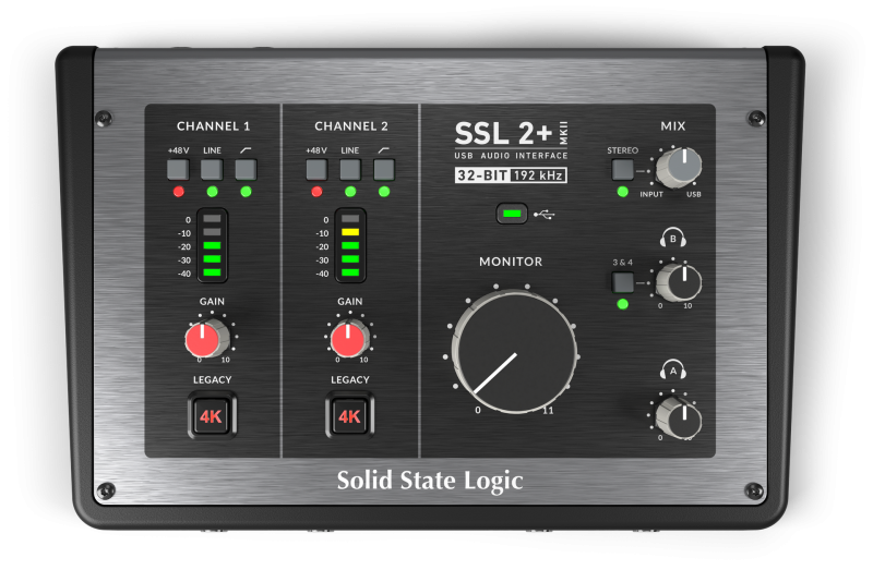 Solid IM / Stúdio / SSL2+ mkII zvuková karta