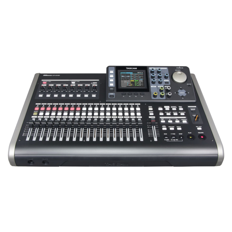 Tascam DP-24SD, 24 sávová digitální pracovní stanice, 8 sávů současného nahrávání