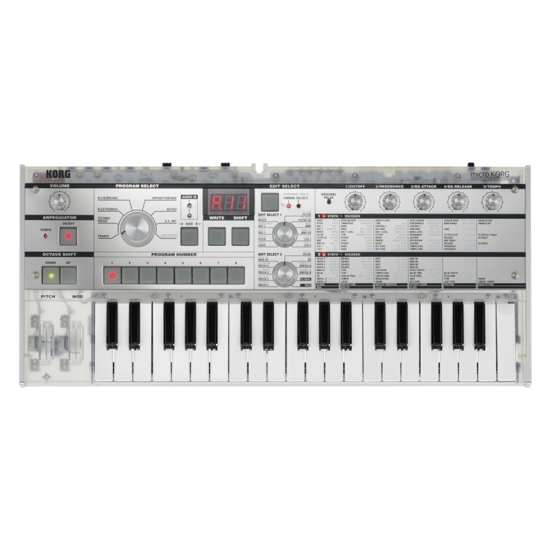 KORG MICROKORG Crystal, virtuálně-analogový syntezátor/vokodér, 37 mini kláves