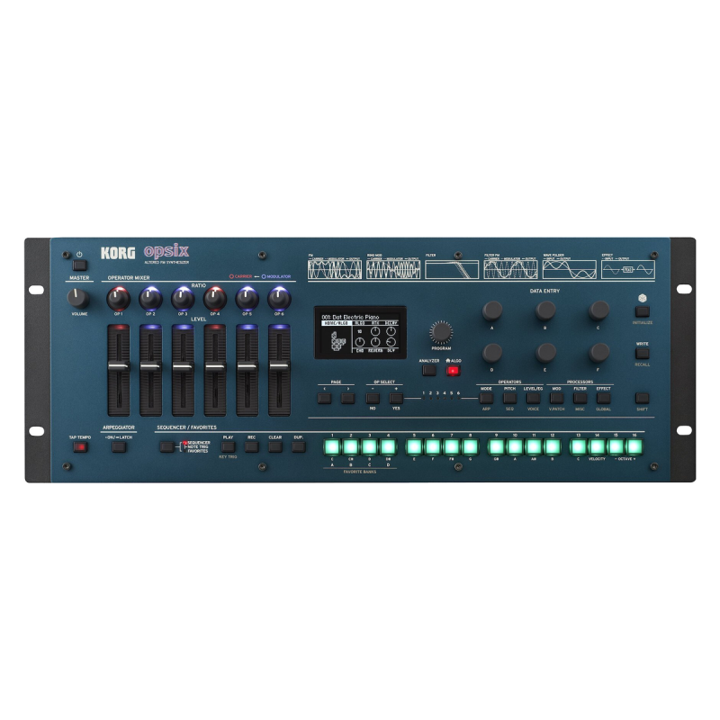 KORG OPSIX M, 6 operátorový FM syntetizátor modul