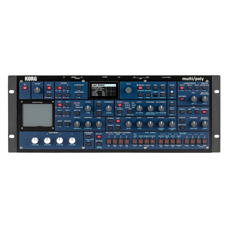 KORG MULTIPOLY M, zvukový modul, syntetizátor