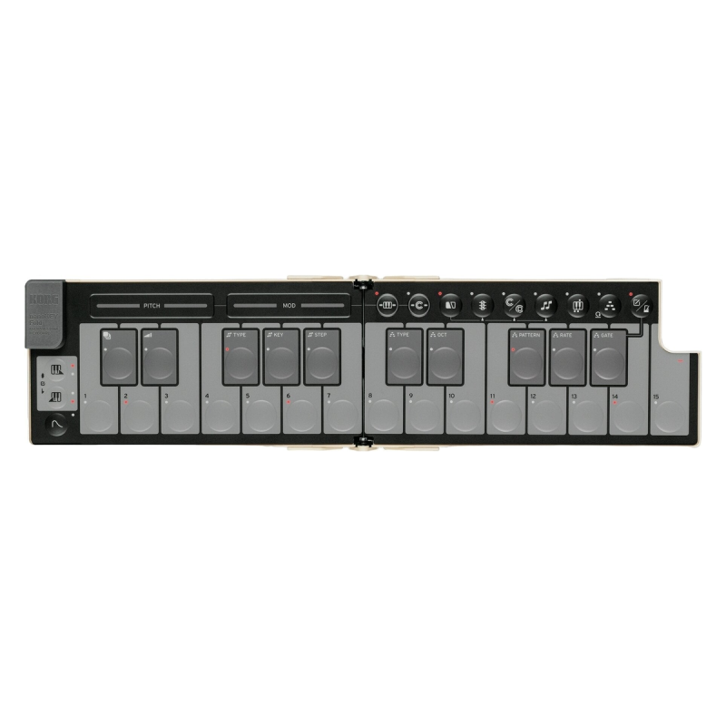 KORG NANOKEY FOLD SB, 25 kláves, USB MIDI ovladač, skládací, khaki