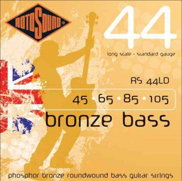 Rotosound Sada strun pro basovou kytaru, fosfor-bronz, 45 65 85 105