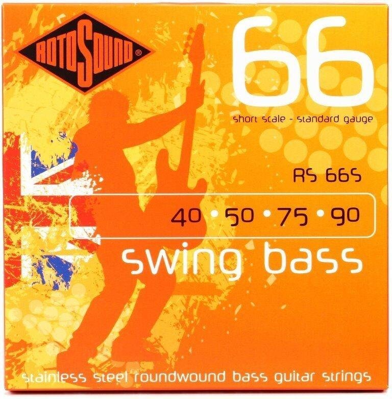 Rotosound Sada basových strun, nerezová ocel, krátké, 40 50 75 90