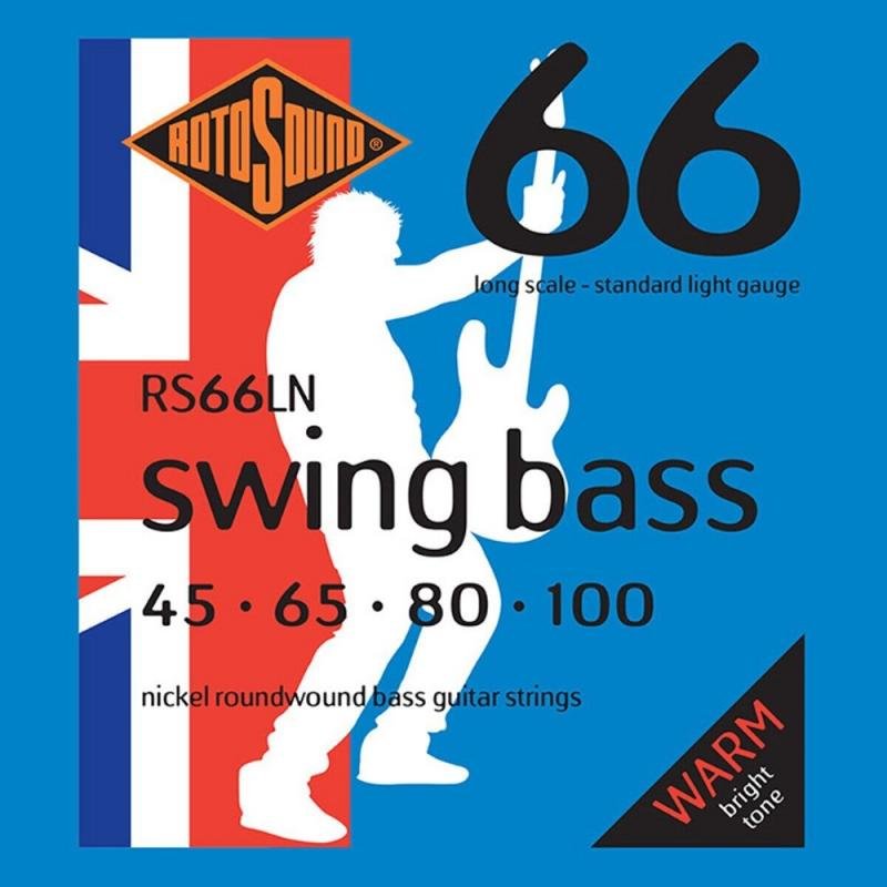 Rotosound Sada strun pro basovou kytaru, nikl, 45 65 80 100