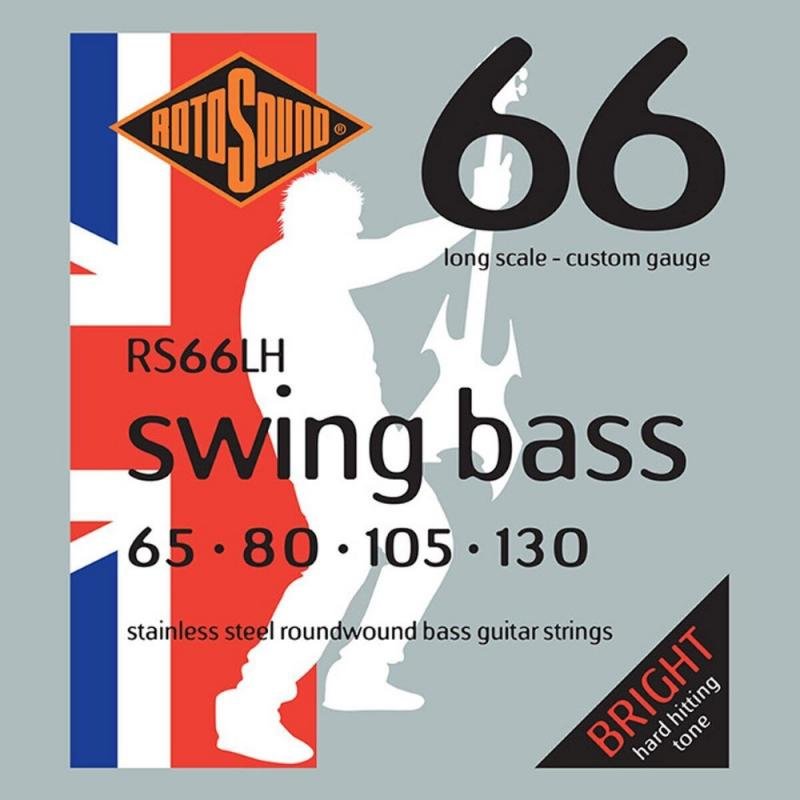 Rotosound Bassové struny, nerezová ocel, 65 80 105 130 — DROP ZONE