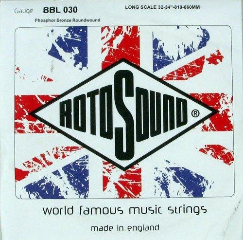 Rotosound Bassová kytara struny, fosfor-bronz, vysoké C