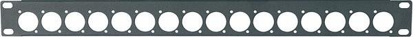 PROEL Rack panel 16 XLR, černý, kovový
