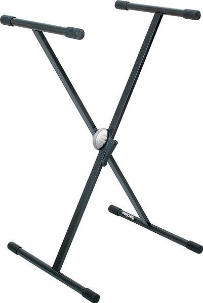 PROEL Klávesový stojan X SNAP LOCK mechanika, antracitová, výška 560-970 mm, max: 40 kg