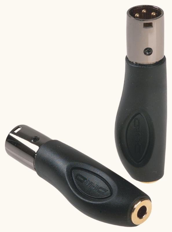 DH ONEHERO adaptér, 3P XLR samec - 6,3mm stereo jack