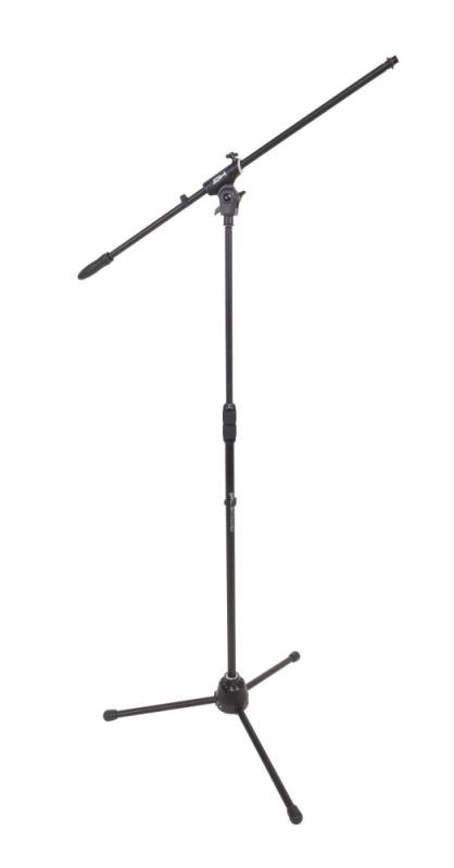 DH mikrofonový stojan, 3 nohy, výška: 990-1690mm, pevný rameno: 800mm, 2,9kg