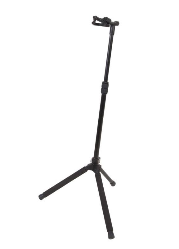 DH stojan na kytaru, 3 nohy, skládací, výška: 670mm-1290mm, max: 15kg, černý