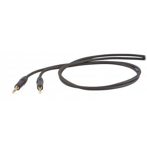 DH instrumentální kabel, 2 m, 6,3mm mono jack - 6,3mm mono jack
