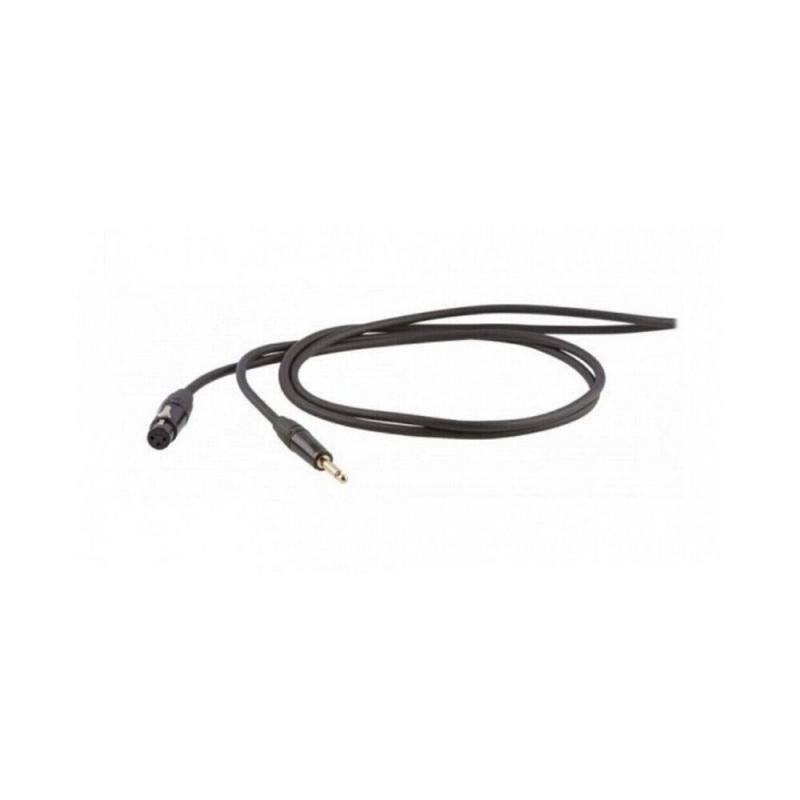 DH mikrofonní kabel, 3 m, asymetrický, 6,3mm mono jack - 3P XLR