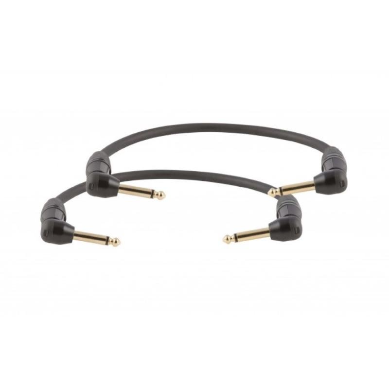 DH kabel, 2ks, 30cm, 6,3mm mono jack - 6,3mm mono jack