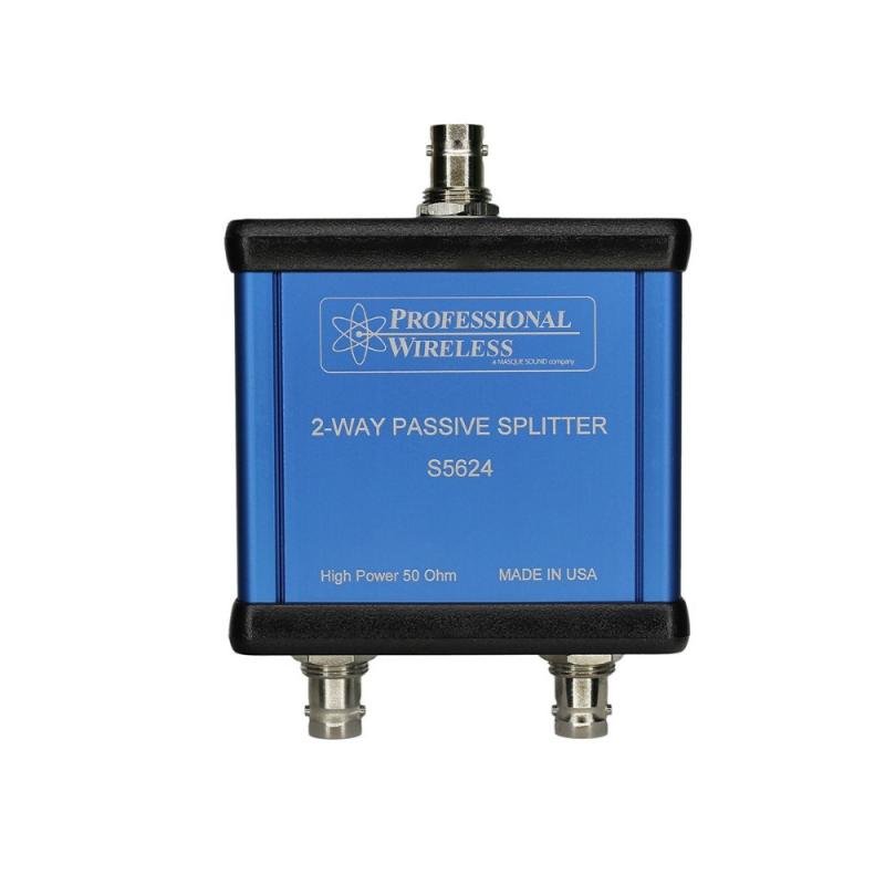 Professional Wireless Pasivní 2 kanálový UHF anténní signálový rozbočovač, BNC