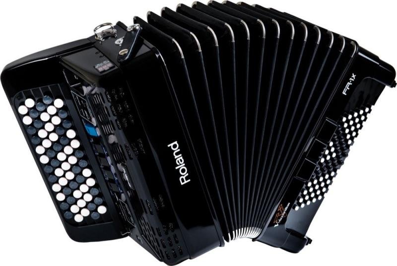 Roland digitální harmonika s reproduktorem, černá