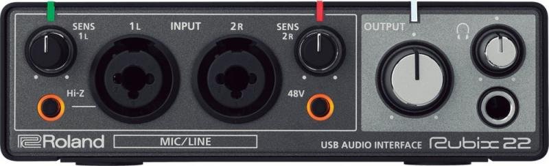 Roland USB audio interface 2 vstupy, 2 výstupy