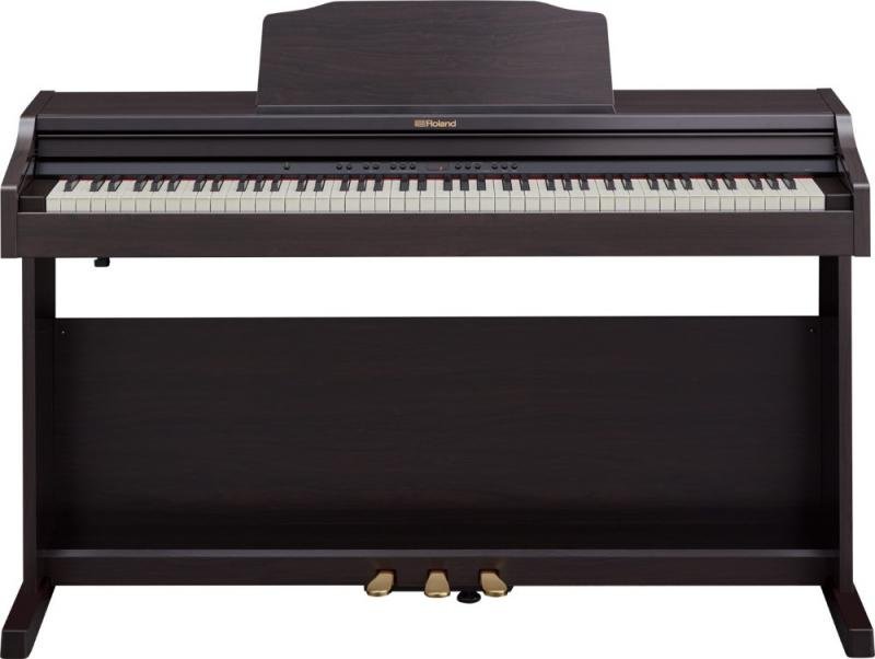 Roland digitální piano 2 reproduktory, PHA-4 klaviatura, 72 rytmů, moderní růžové dřevo