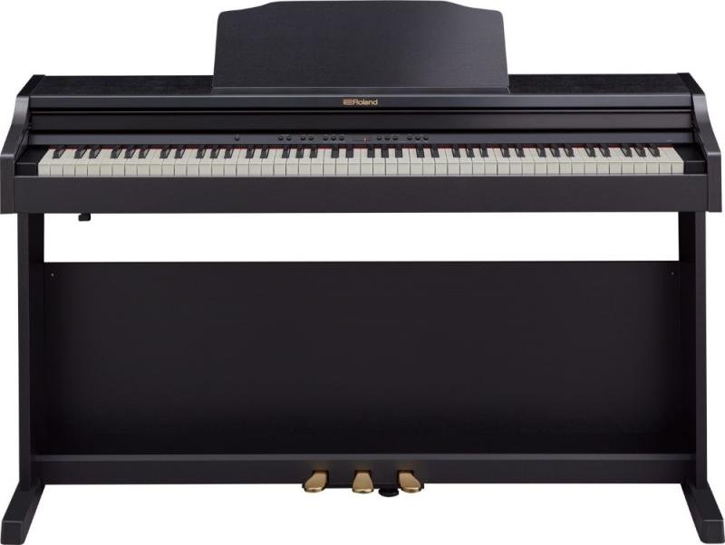 Roland digitální piano 2 reproduktory, PHA-4 klaviatura, 72 rytmů, moderní černé