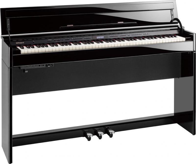 Roland digitální klavír 2 reproduktory, PHA-50 klávesnice, lesklá černá