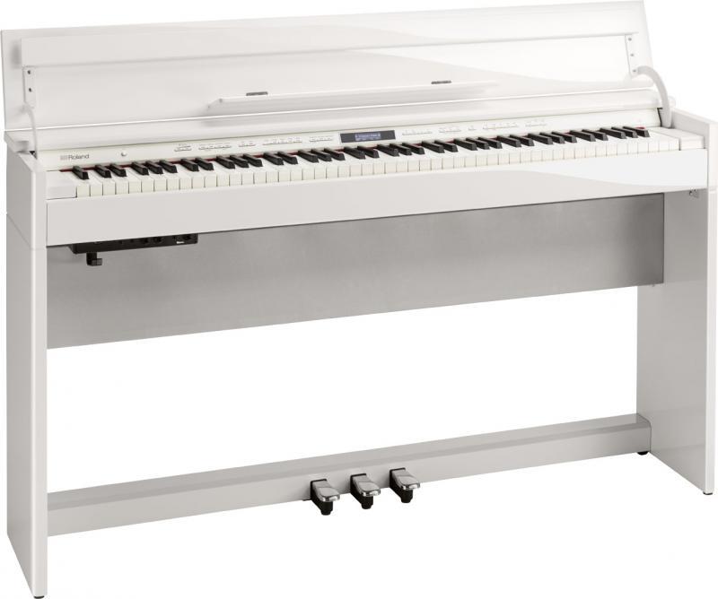 Roland digitální klavír 2 reproduktory, klávesnice PHA-50, lesklá bílá