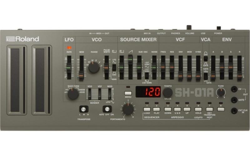Roland syntezátor Boutique SH-101, kompaktní design, analogový zvuk