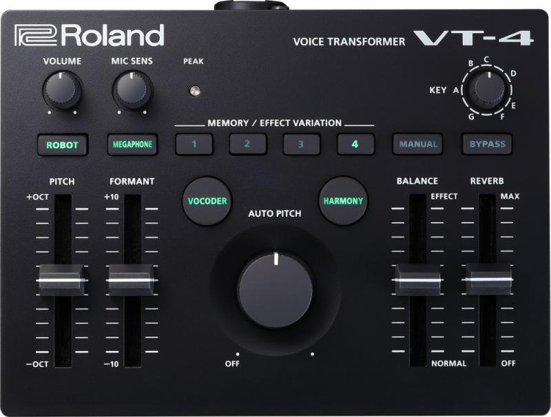 Roland procesor pro úpravu hlasu, efektové moduly