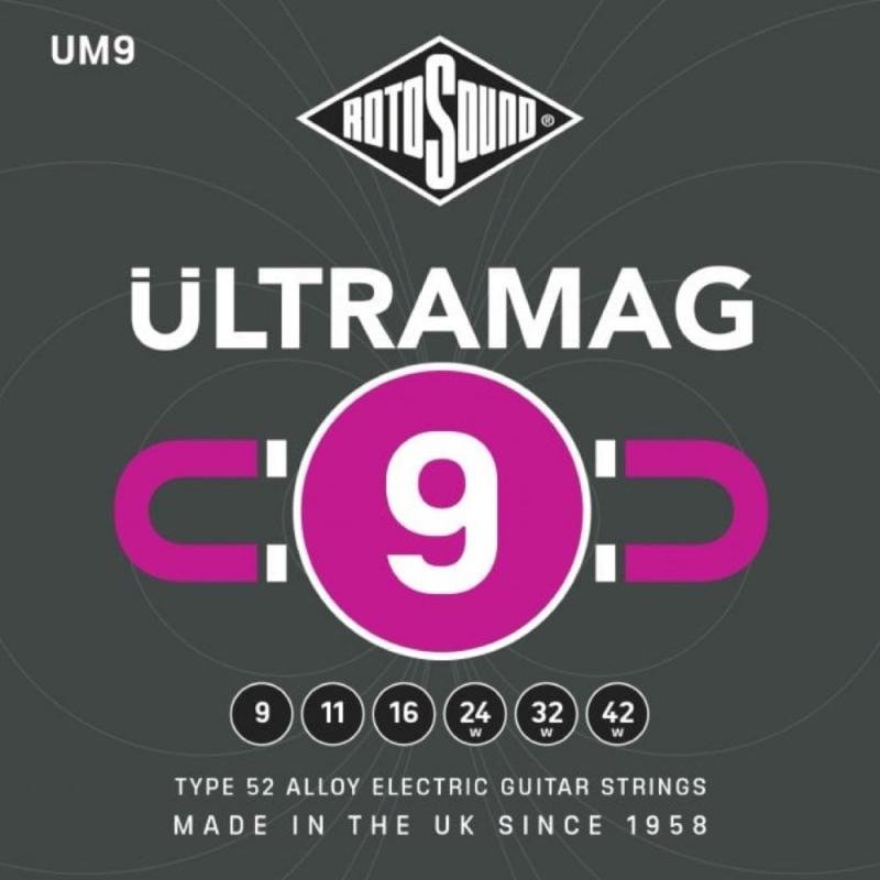 Rotosound ULTRAMAG elektrické kytarové struny 9-42
