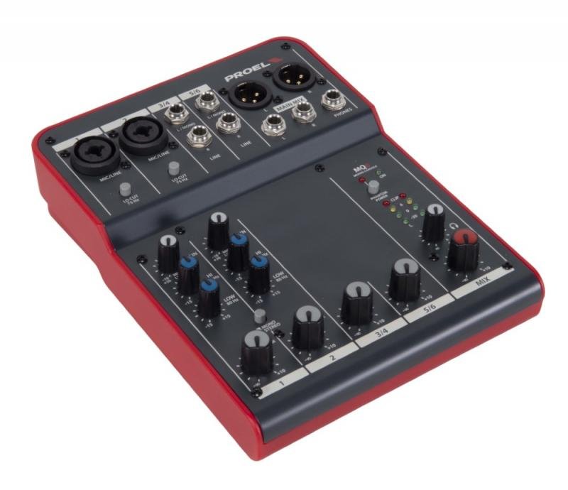Proel Analogový mixážní pult 6 vstupů