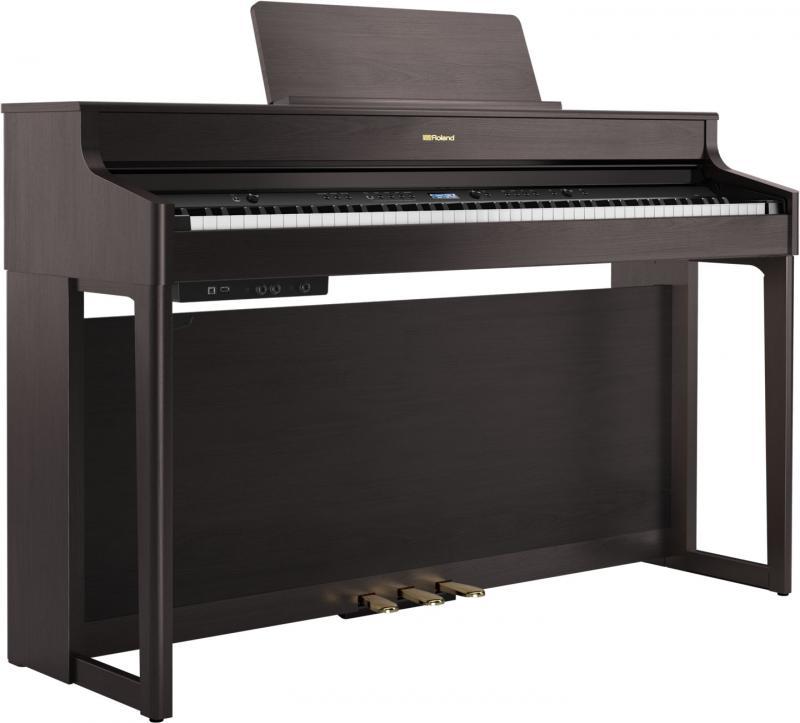 Roland digitální piano 2 reproduktory, PHA-4 klaviatura, 324 tónů, tmavé růžové dřevo